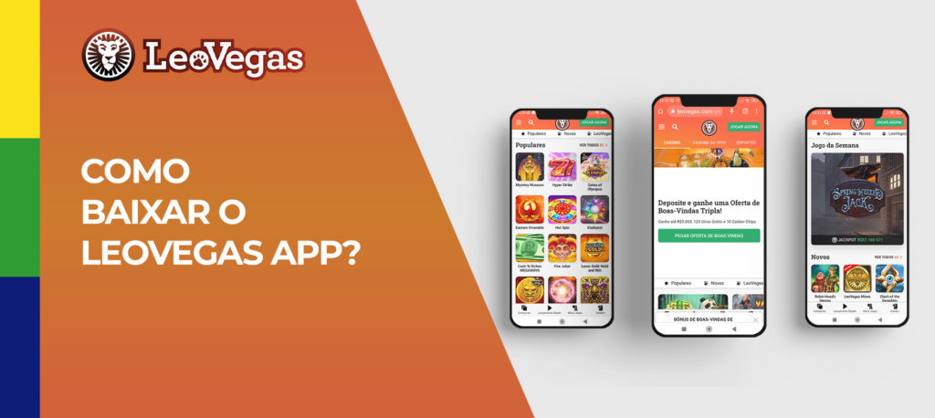 Veja como baixar e instalar o aplicativo Leovegas Android