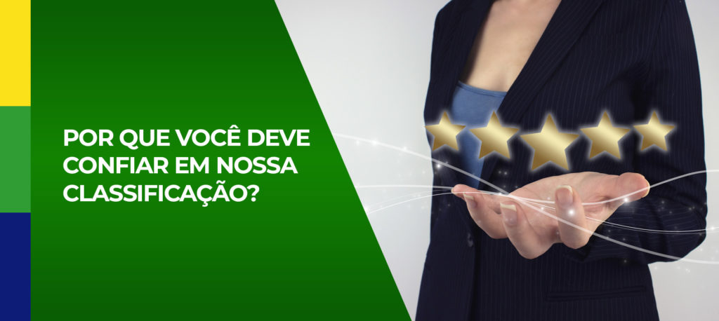 Classificação real das casas de apostas no Brasil