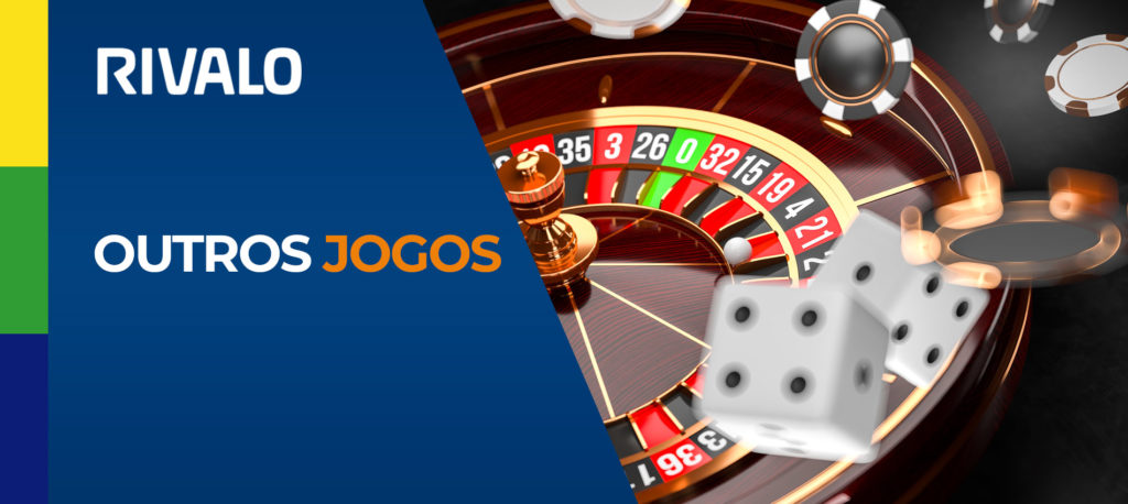 Casino e outros jogos na versão móvel de Rivalo para andróide