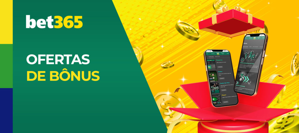 Visão geral dos bónus e ofertas de Bet365 Brasil