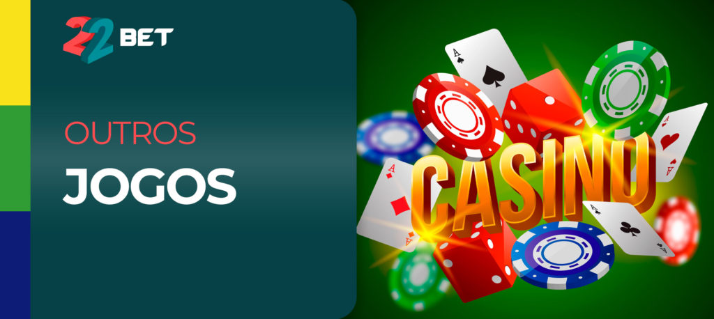 A plataforma 22bet oferece aos seus utilizadores uma variedade de jogos como o casino, o bingo, o póquer e os jogos crash.