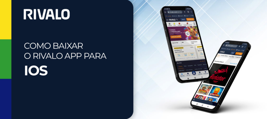 Download Rivalo app móvel para ios guia passo-a-passo