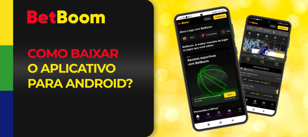 Revisão completa da aplicação Betboom para o androide Brasil