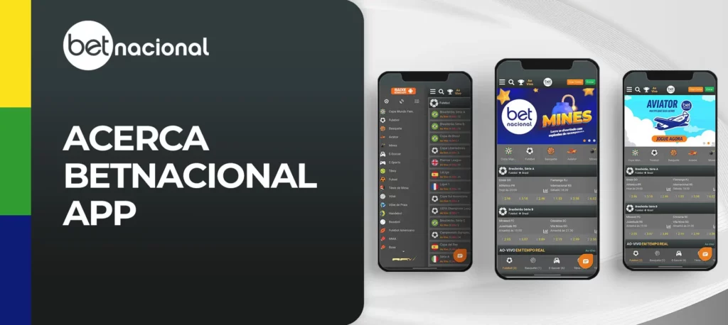 Sobre o aplicativo móvel Betnacional para o Brasil. Como instalar o aplicativo para Android e iOS