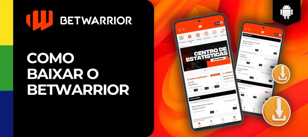 Como instalar a aplicação Betwarrior no Brasil