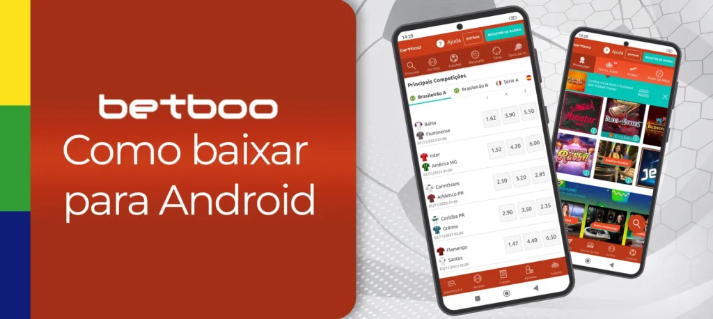 Baixar o Betboo app para Android