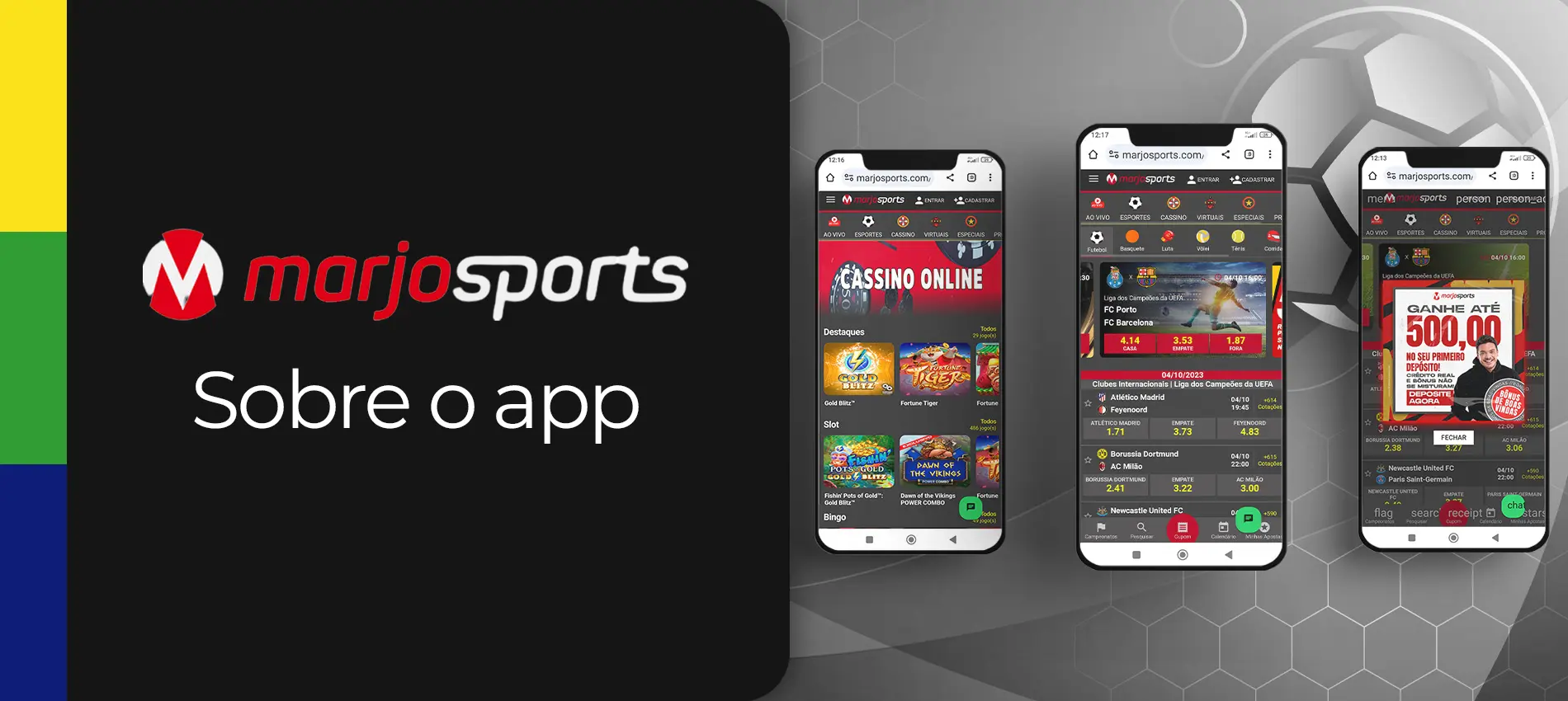 Marjosports App – baixar grátis aplicativo móvel para Android (APK