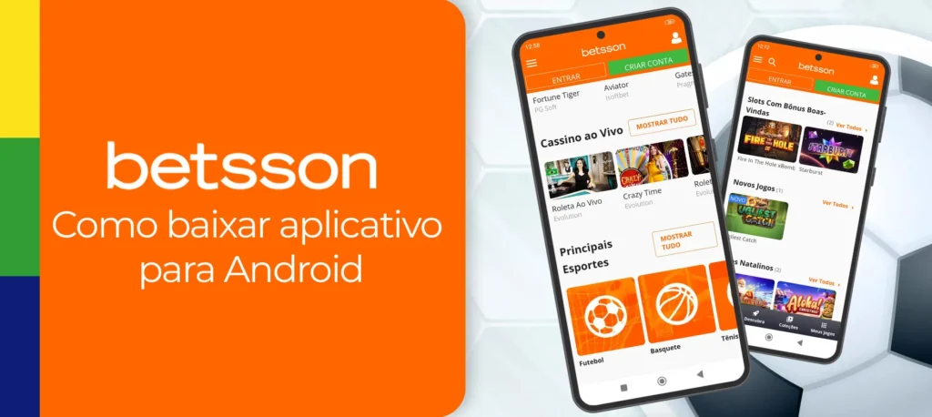 Baixar Betsson aplicativo para Android