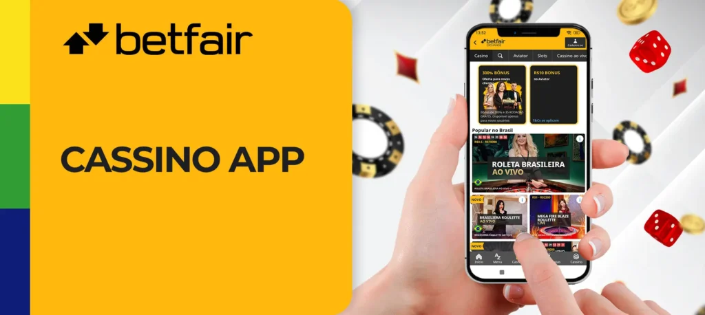 O Betfair é um dos melhores aplicativos de apostas de cassino e tem uma grande variedade de jogos para escolher