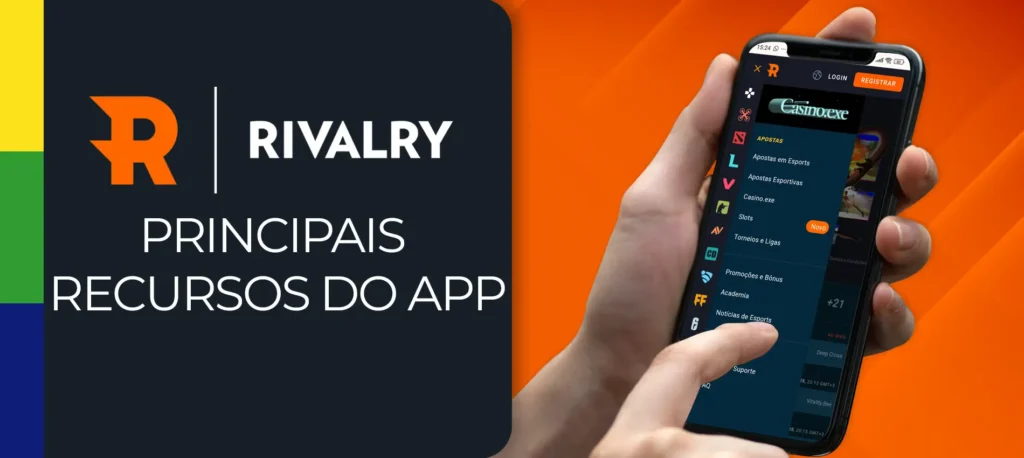 Principais características do aplicativo Rivalry