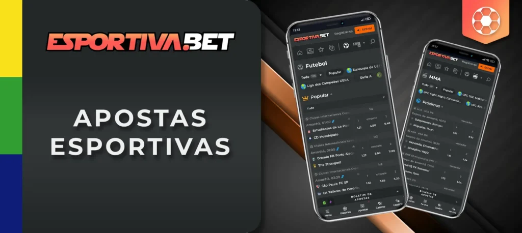 Várias apostas esportivas na Esportiva Bet Brasil