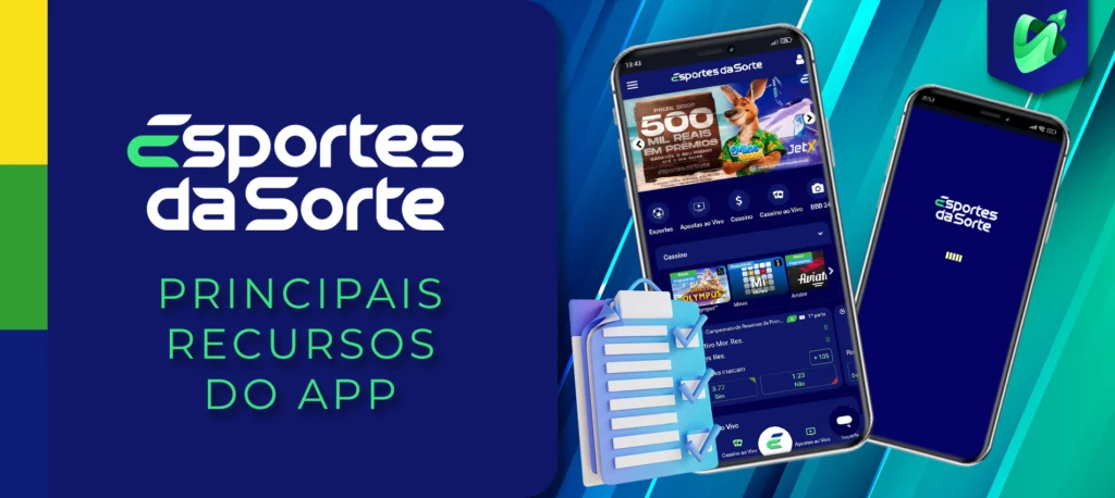 Principais recursos do aplicativo Esporte da Sorte no Brasil