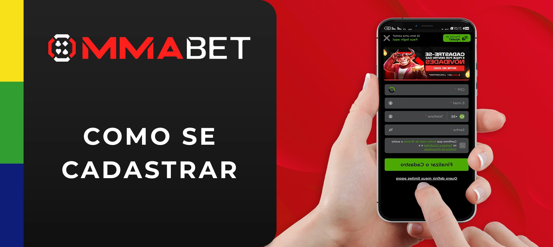 Como se cadastrar MMABet