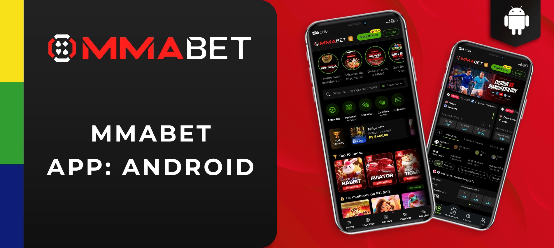 MMABet app: Android