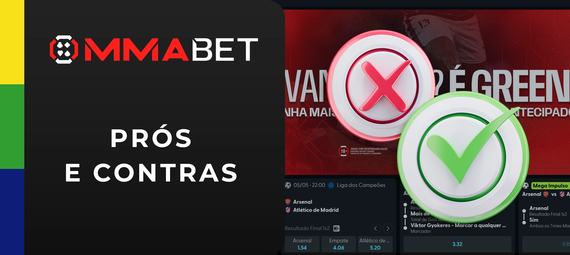 Prós e Contras MMABet app